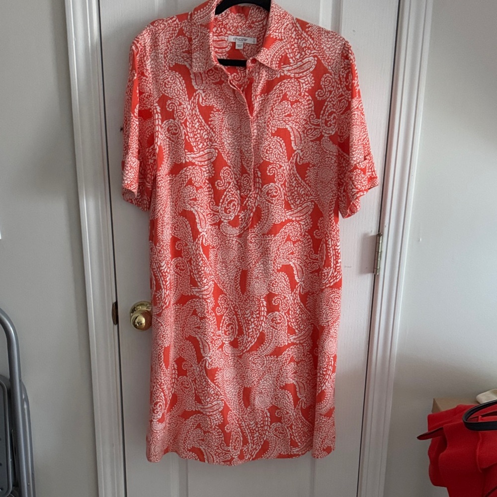 Chico's Paisley Midi Dress